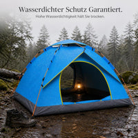 Portable Automatic Pop-Up Camping Tent for Outdoor Picnic and Hiking, Waterproof and Sun-Protected