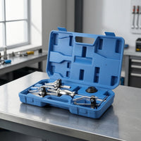 5 Pieces Well-Organized Bearing Puller Kit with Storage Box Portable Inner Outer Bearing Puller Manual Tool Set Internal for Mechanics, DIYers, Workshops, Garages
