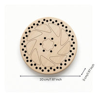 Notched Percussion Drum Resonant Wooden Drum Melodic Percussion Instrument for Beginners, Classrooms