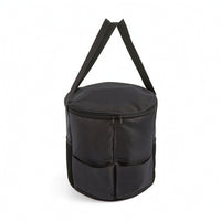 Sports Storage Bag with Shoulder Strap Zippered Cylindrical Gear Bag with Zipper Portable Multifunctional for Athletes, Gym