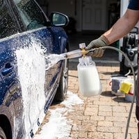 Car Cleaning Foam Sprayer for Efficient Car Wash, Copper Hose Nozzle for Washing, 1L Foam Spray Lance with 10m Distance, 10-30 Bar Range