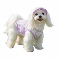 Pocket Patchwork Summer Dog Clothes Soft Summer Dog Top Breathable Sleeveless Pet Vest Sun Protection for Travel