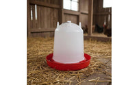Hands-Effortless Watering Automatic Chicken Feeder Easy to Clean Hanging Duck Feed Trough Sturdy Material Hanging Poultry Waterer Heavy Duty for Backyard