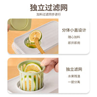 Refrigerator Cold Water Jug with Faucet, Large Capacity Heat-resistant Fruit Tea Pitcher