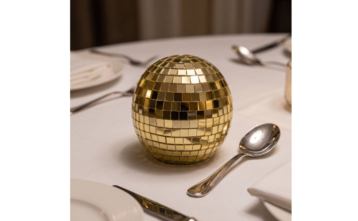 Mirrored Disco Ball Bottle Opener Reflective Bottle Opener with Mirror Tiles Eye-Catching Stylish for Party Hosts, Bartenders, Parties, Home Bar