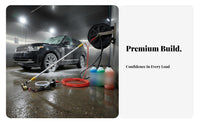 Powered Spray Wash Brush Mark-Safe Soft Bristles High Pressure Cleaning Brush for Bus Owners