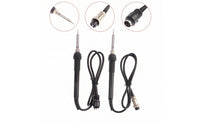 Ribbed Strain Relief Soldering Iron Handle Insulated Section Replacement Soldering Handle Attached Power Cord Repair Tool Tapered Body