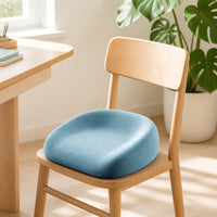 Thick Padded Chair Booster Seat Cushion Contoured Booster Cushion Supportive Comfortable for Children, Toddlers, Kids, Dining Table, Study Desk