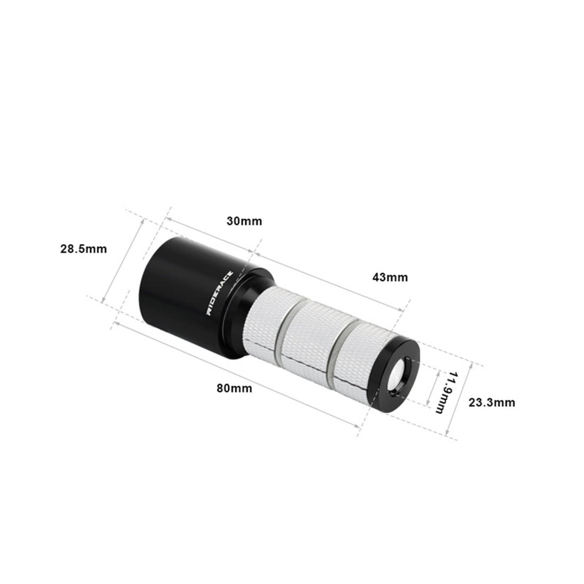 Aluminum Alloy Hidden Stem Riser CNC Machined Bike Fork Stem Extender Lightweight Bike Head Tube Riser Anodized Surface for Mountain Biking