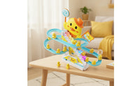 Automatic Electric Duck Climbing Stairs Toy Motorized Duck Climbing Stairs Toy Cute Playset Interactive for Toddlers, Kids, Playroom, Early-Learning Corner