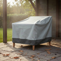 Anti Single Sofa Cover 420D Oxford Material Garden Chair Cover Windproof Patio Chair Protector Snowproof for Courtyard
