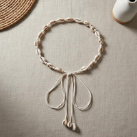 Woven Shell Belt Handmade Shell Waist Tie Decorative Fashion Accessory for Outfit Matching