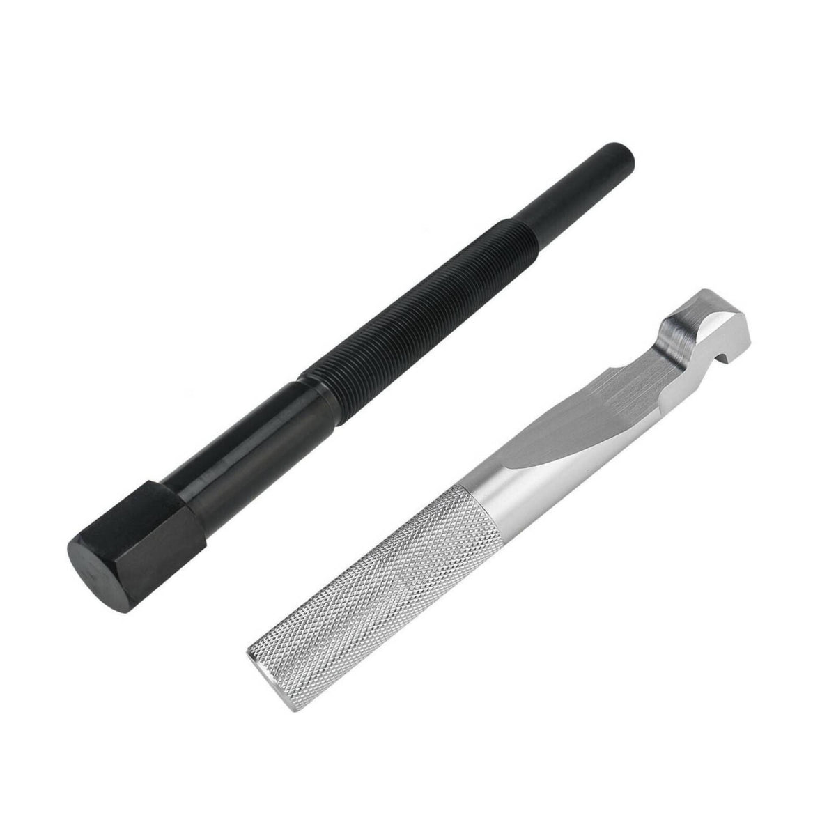 2 Pieces Threaded Belt Changing Tool with Clutch Puller Knurled Clutch Puller with Belt Tool Easy to Use Heavy Duty for UTV Owners, DIY Mechanics, Repair Shops, Garage