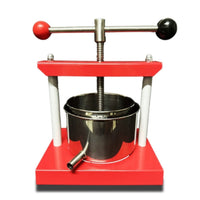 Hand Press with Stainless Steel Basket Countertop Fruit Hand Press Stable for Small Kitchens