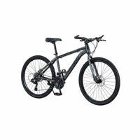 Mountain Bike Aluminum Alloy Frame Hardtail Mountain Bike Variable Speed Cycle Disc Brakes Multi-Terrain Cycle for Countryside