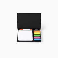 Sticky Note Set for Office Desk, Repositionable Page Markers with Colorful Tabs, Stationery Supplies for Students, 110 Sheets, 6.5x4.1 Inches