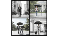 Waterproof Large Canopy Umbrella Windproof Large Umbrella Straight Handle Wind-Resistant for Commuters, Families, Commuting, School Runs