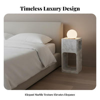 C-Shaped Storage Table Minimalist Aesthetic Household Furniture for Small Spaces