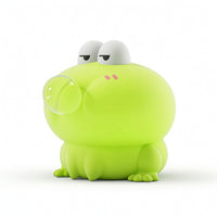 Cartoon-Style Press Toy with Bulge-out Eyes Cute Stress Toy with Popping Eyes Soft Desk Ornament Hand-Held for Office Workers, Students, Workstation, Classroom
