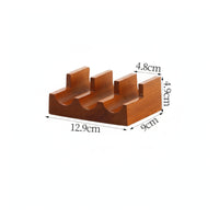 Wooden Sushi Serving Stand Compact Sushi Display Stand Sturdy Rack Reusable for Japanese Restaurants