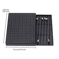 Perforated Model Painting Stand Built-in Storage Model Painting Stand Stable Support Clip Holder Board