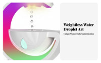 Silent Operation Water Drop Backflow Humidifier Easy-to-Clean Reservoir Anti-Levitation Humidifier Automatic Shut-Deactivated for Bedroom
