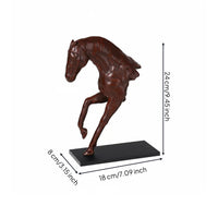 Rearing Horse Sculpture Detailed Sculpting Rearing Horse Statue Decorative