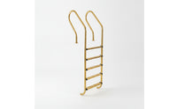 Stainless Steel Pool Ladder Rust Resistant Pool Ladder with Handrails Easy Installation for Villa Owners