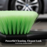 Car Wheel Brush Dense Bristles Wheel Cleaning Brush Versatile Hanging Hole Design