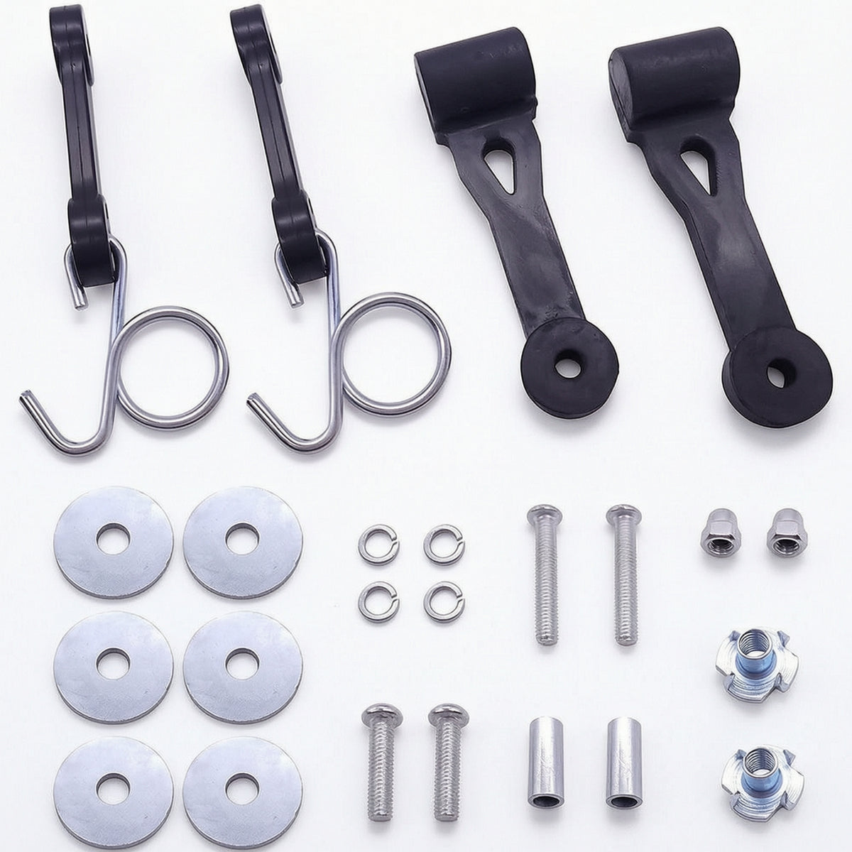 Chute Latch Kit Replacement Chute Latch with Hardware Metal Construction Grade for Lawn Mower, Garden Tractor