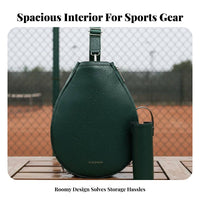 Racket Sport Racket Bag Waterproof Badminton Racket Bag Lightweight Adjustable Shoulder Straps for Women, Outdoor, Training
