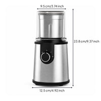Coffee and Spice grinding machine Multiple Settings Stainless Steel Metal Body