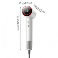 Lightweight Hair Dryer with Digital Display Portable Handheld Hair Dryer for Travel