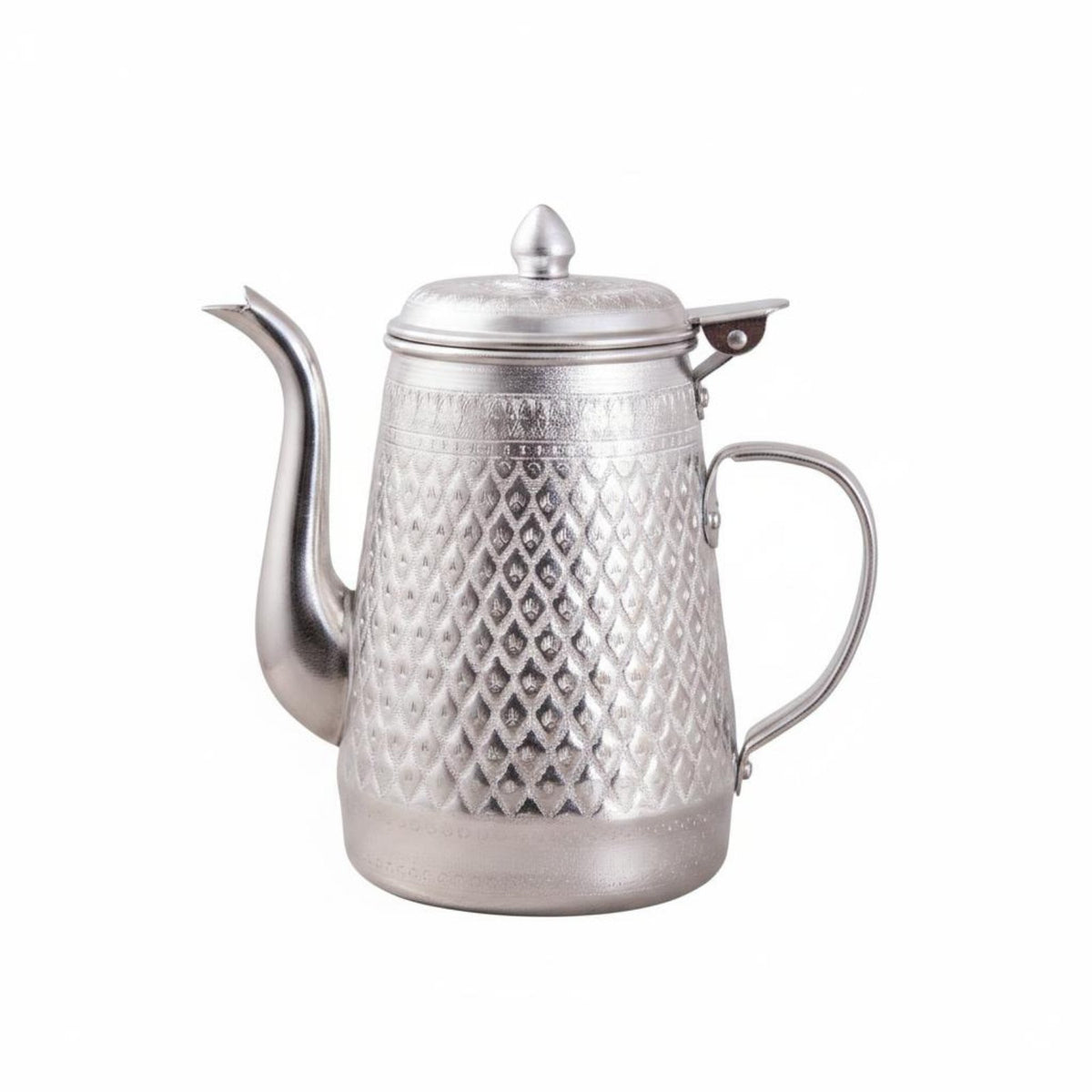Thai Beverage Jug Engraved Pattern Iced Drink Pot Handmade Drink Pitcher for Restaurants, Hotels, Dining Table, Bar