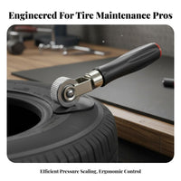 Removes Trapped Air Tire Repair Roller Long-Lasting Tire Repair Press Wheel Easy Grip Handle for Mechanics, DIYers, Garage