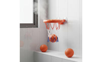 Basketball Hoop Bath Toy Easy Installation Suction Cup Basketball Hoop Adjustable Height for Young Children