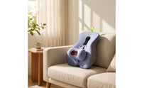 Ergonomic Support Pillow Contoured Back Cushion Pressure-Relieving Pillow Supportive for Office Workers