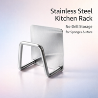 Draining Racks for Kitchen Sink and Wall Mounted Holder, Stainless Steel for Home