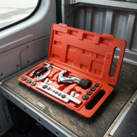 Imperial Markings Copper Tubing Swaging Tool Kit Molded Carrying Case Copper Pipe Flaring Tool Kit Hole Adapters