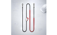 High-Strength Adjustable Fall Protection Lanyard Wear-Resistant Positioning Rope with Buckle Automatic Lock Adjustable Safety Rope for Electricians, Construction Workers, Linemen, Outdoor Work