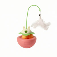 Cat Toy with Spring Wand Indoor Cat Teaser Long-Lasting for Kittens
