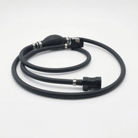 8mm Fuel Hose Assembly with Primer Bulb Flexible Outboard Motor Fuel Hose with Fittings Easy to Install Universal for Boat Owners