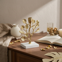 Tree Branch Candlestick Elegant Decor Long-Lasting for Entryway