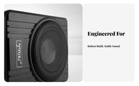 slimline Design 10unit Under-Seat Active Subwoofer Built-in amplifierlifier Powered Under-Seat Subwoofer Slim outline Bass Smaximumer long-lasting Construction for DIYers, pickup, SUV