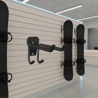 Snowboard Wall Rack Space Saving Snowboard Display Hanger Heavy Duty Ski Storage Mount for Garage, Bedroom, Apartment