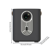 Portable Display Device with Strap Compact Display Device with Built-in Apps Smart Rechargeable for Travelers, Students, Bedroom