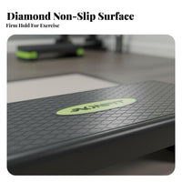 Non-Slip Surface Fitness Step Board Balance Training Rhythmic Step Platform Versatile Aerobic Stepper Compact Storage for Children, Beginners, Home Use