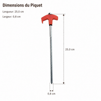 tent stakes with carry bag