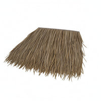 Easy to Install Artificial Thatch Strip Dense Synthetic Grass Panel with Mounting Band Tropical Synthetic Thatch Rustic for Landscaping
