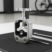 Clamp Type Carbon Fork Cutting Guide Adjustable Bike Fork Tube Guide Precise Cuts Bike Tube Cutter Steel Construction for Workshop, Garage